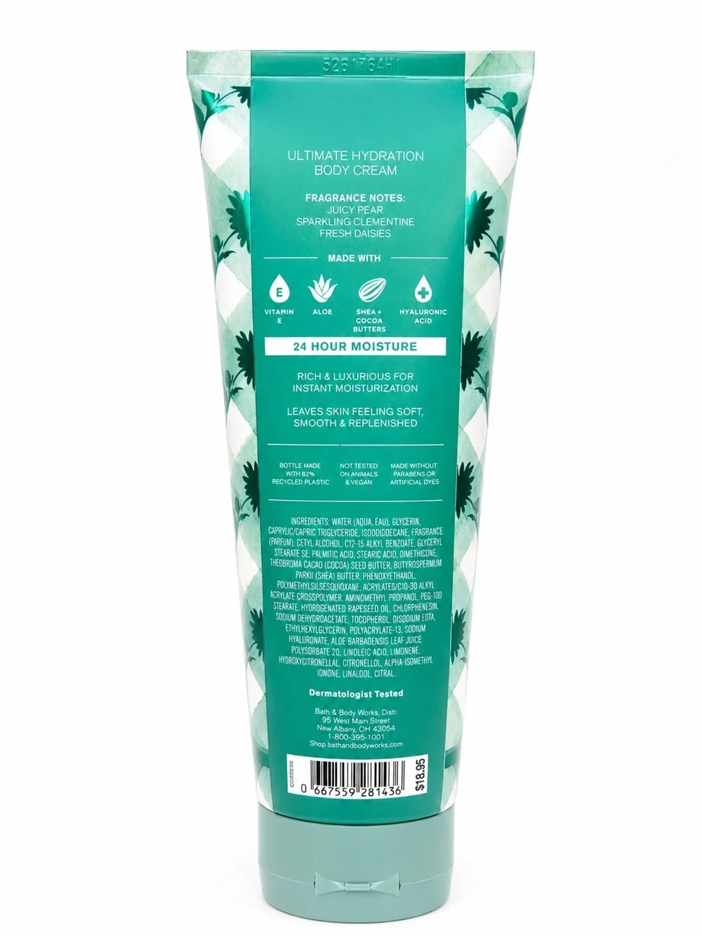 Bath & Body Works Gingham Fresh Ultimate Hydration Body Cream